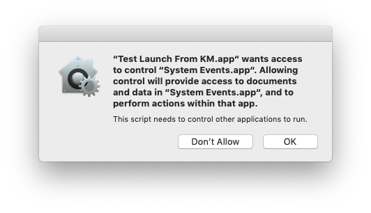 What is the best way to run an apple script .app from KM? - Questions ...