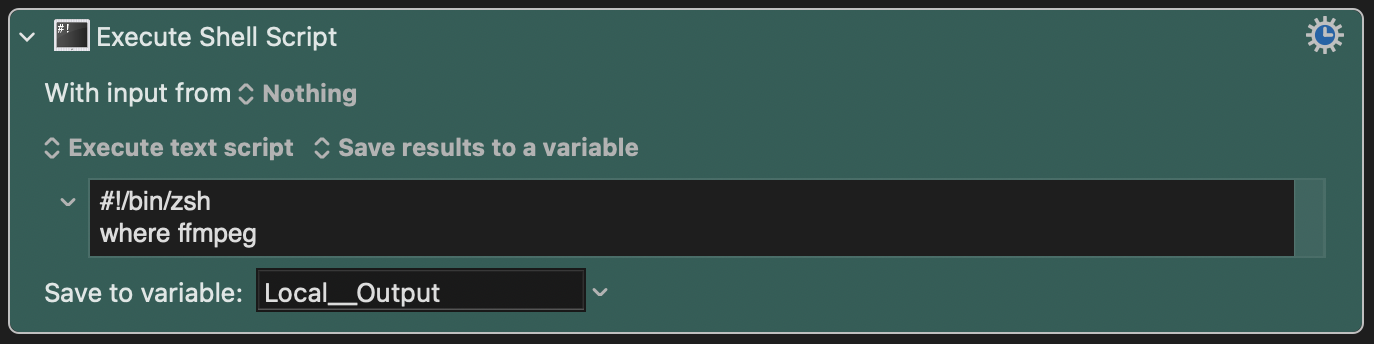 How to use where command in execute shell script action - Questions ...