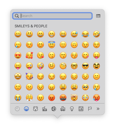 Emoji and Symbols Viewer - clean