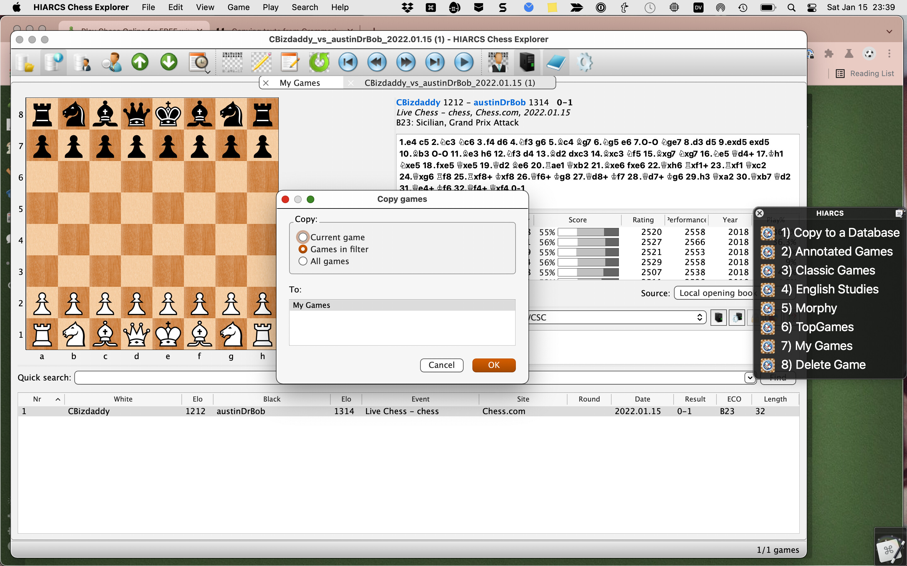 Chess Opening Database - Chess Forums 