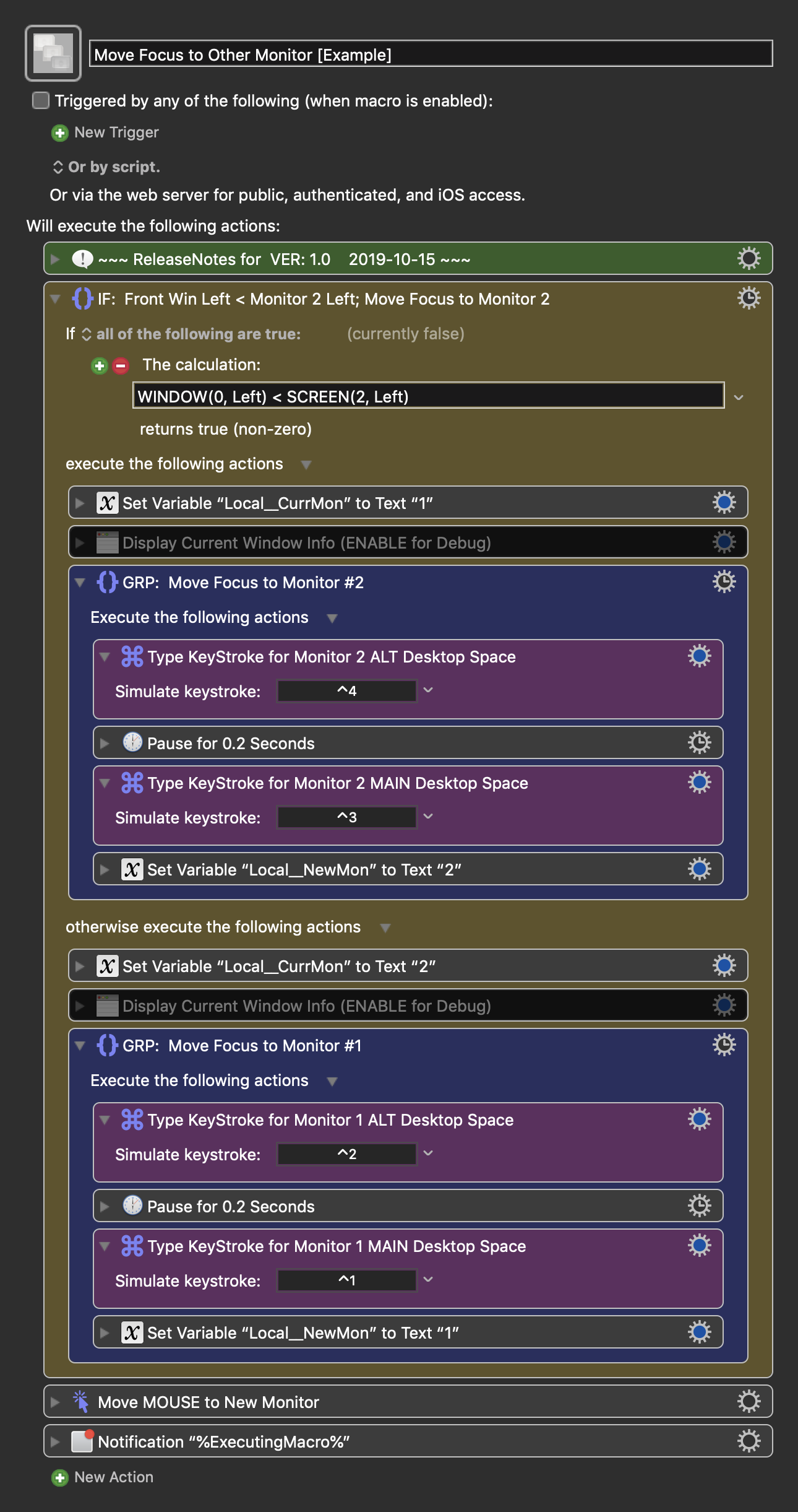 Monitor Screen Changes and Execute Macro Script