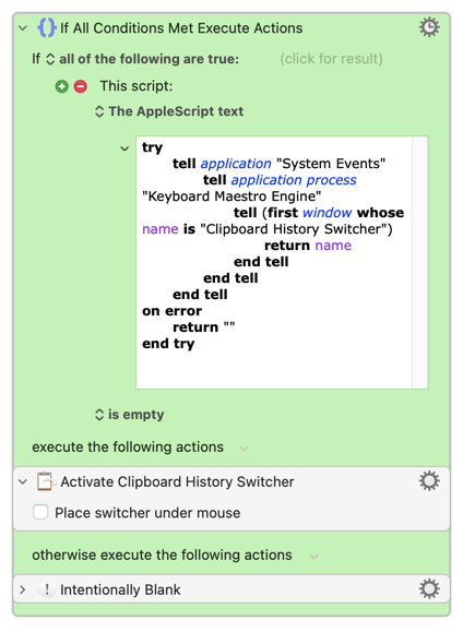 Keyboard Maestro Export