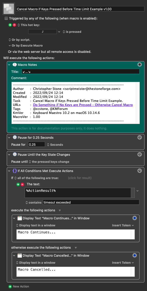 Keyboard Maestro Export