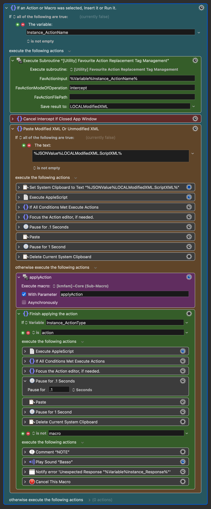 Keyboard Maestro Export