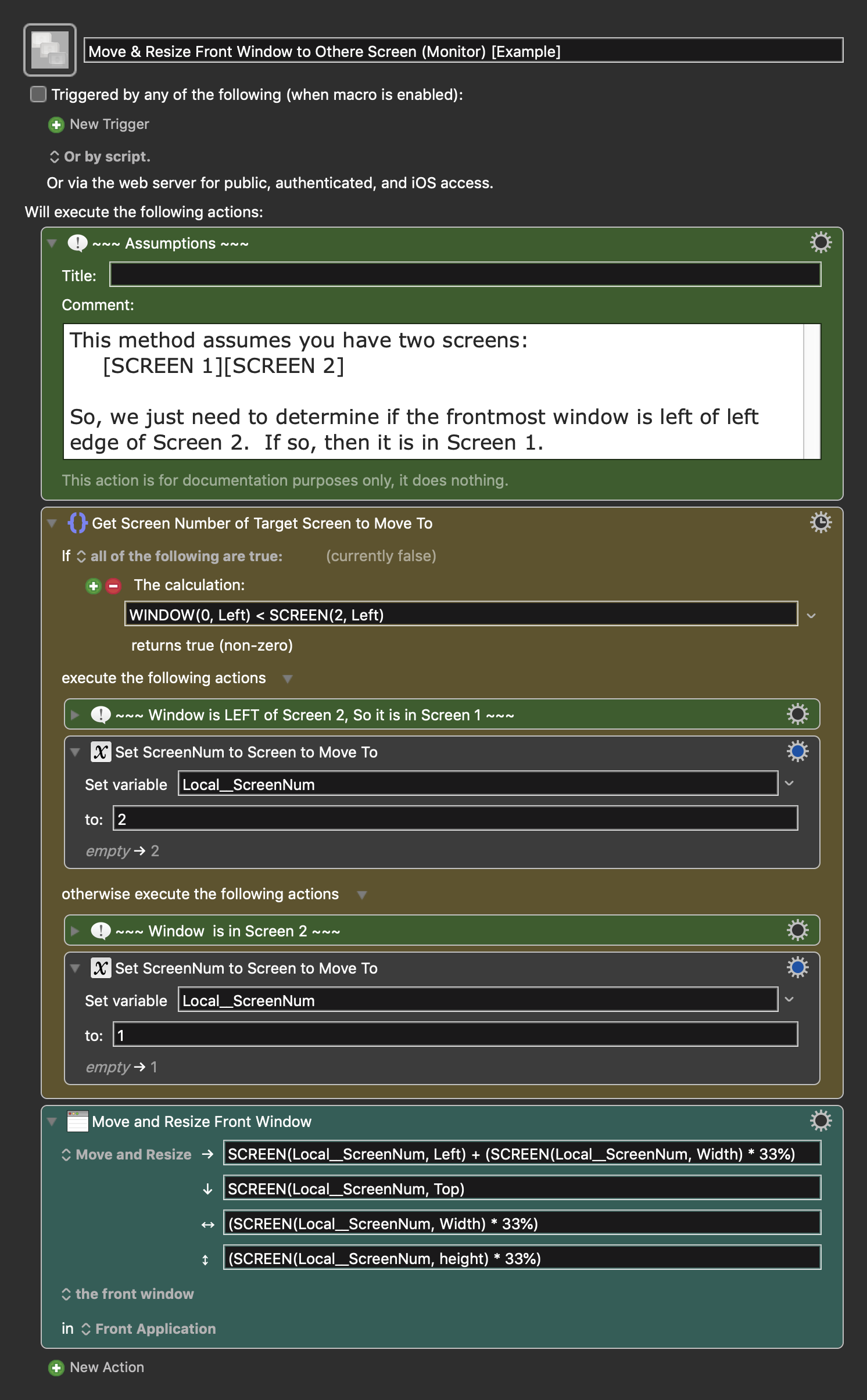 Monitor Screen Changes and Execute Macro Script