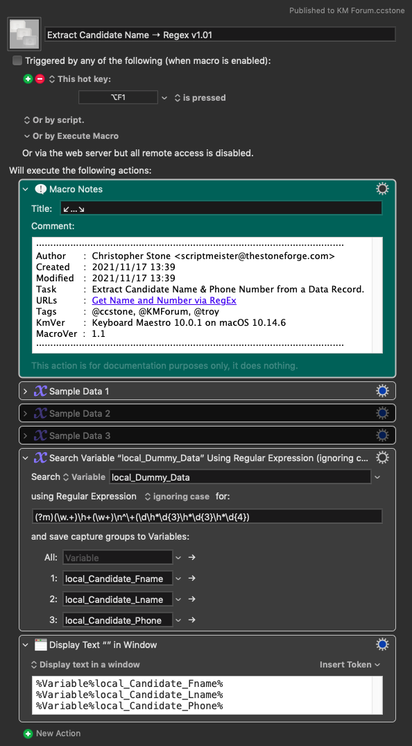 Keyboard Maestro Export