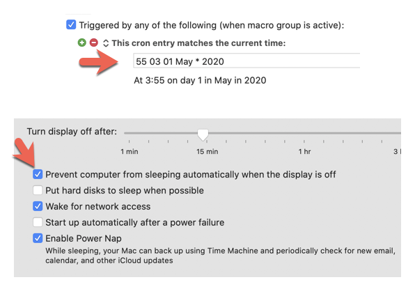 what does wake for network access mean on mac