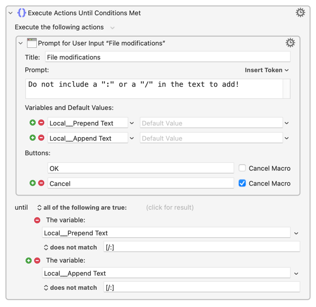 Keyboard Maestro Export