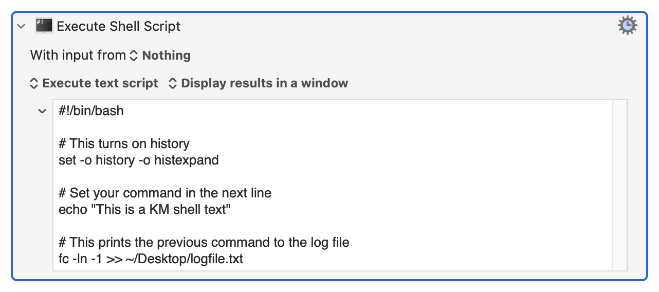 How to get real cmd line from Execute Shell action - Questions ...
